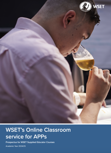 WSET New Prospectus course offerings for 2025